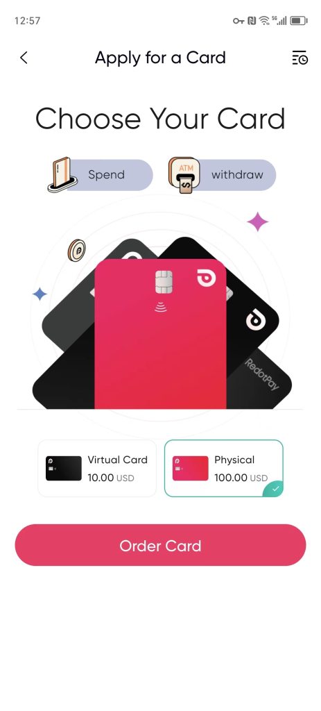 redotpay card Promo Code: PRODUCTHUNT